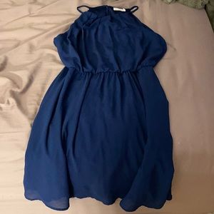 Blue midi dress from francesca’s